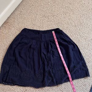 Lush Navy Skirt